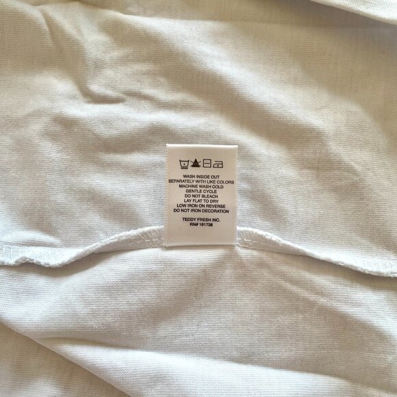 Teddy Fresh Unisex Teddy's Drawing Short Sleeve T-Shirt size XS NWOT NEW - Picture 7 of 7